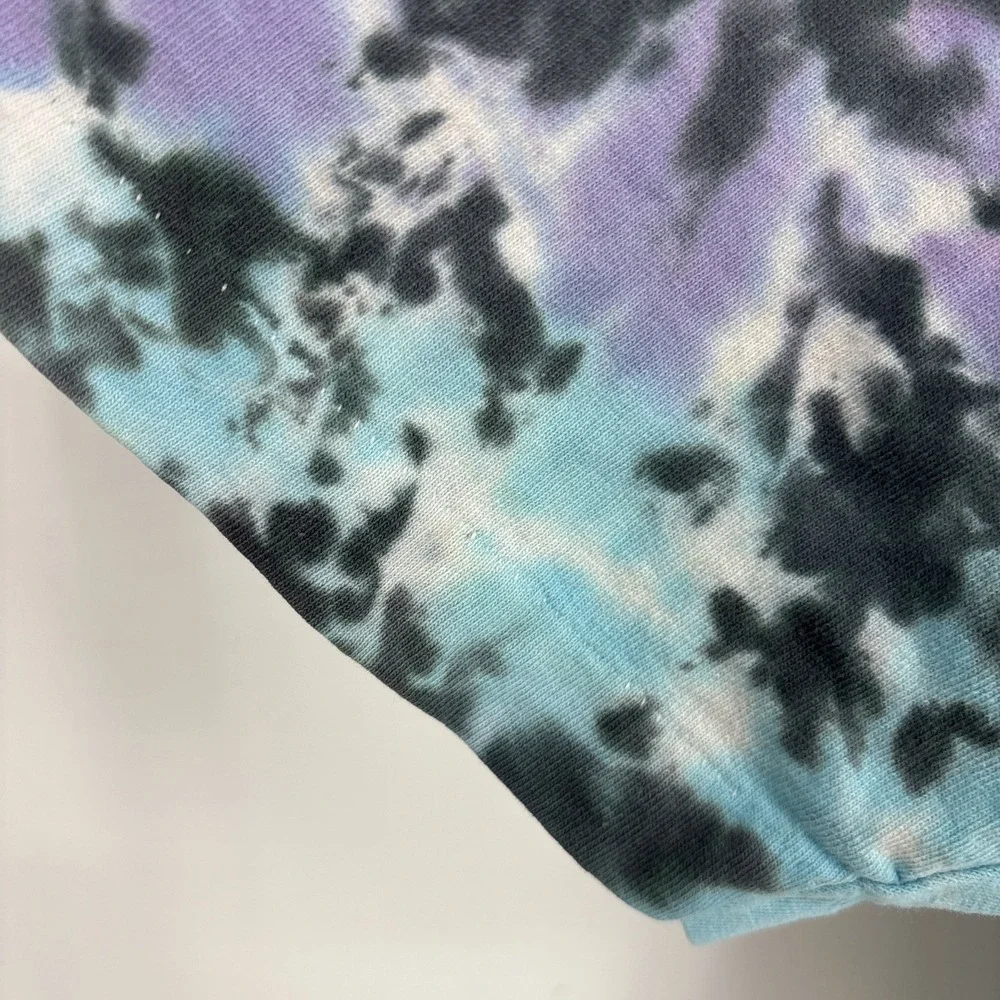 Under The Sea Tie Dye Shirt Ocean OG Liquid Blue 1990 XL Half Baked‎